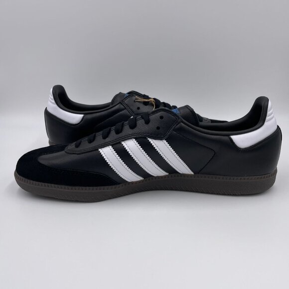 adidas Samba ADV Black / White Men's Shoes - Picture 2 of 8